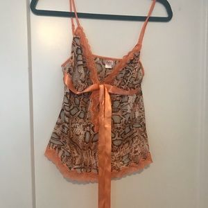 Y2K Jezebel Lace Cami top